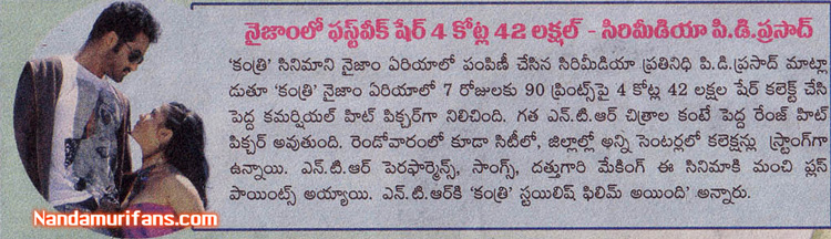 nizam first week kantri